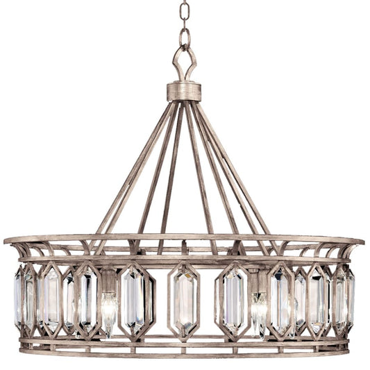 Fine Art Handcrafted Lighting Westminster 8 Light 27-3/4" High Crystal Chandelier