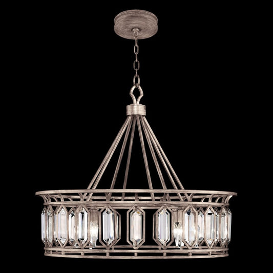 Fine Art Handcrafted Lighting Westminster 8 Light 27-3/4" High Crystal Chandelier