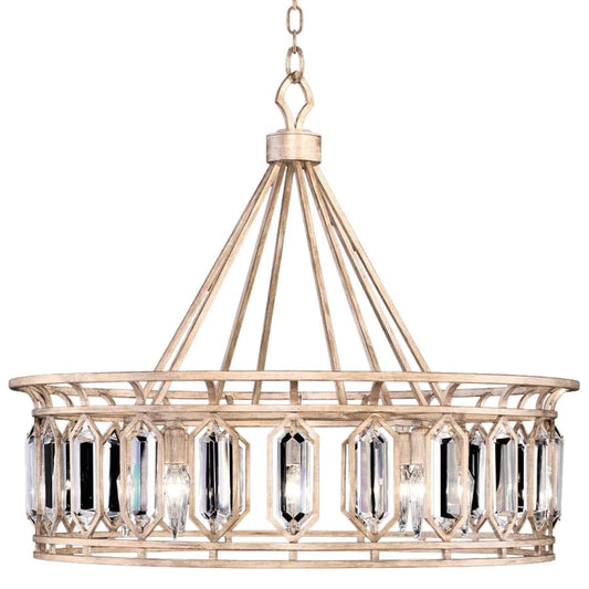 Fine Art Handcrafted Lighting Westminster 8 Light 27-3/4" High Crystal Chandelier