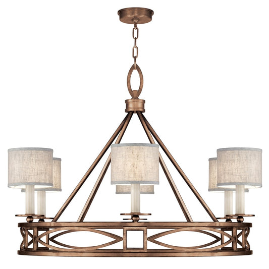 Fine Art Handcrafted Lighting Cienfuegos 6 Light 40" Wide Ring Chandelier