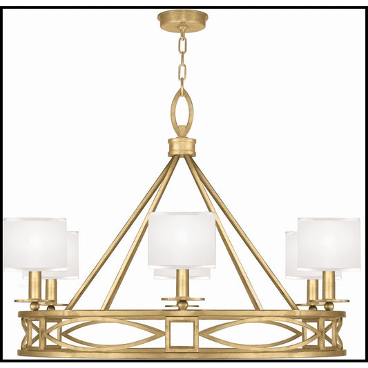 Fine Art Handcrafted Lighting Cienfuegos 6 Light 40" Wide Ring Chandelier
