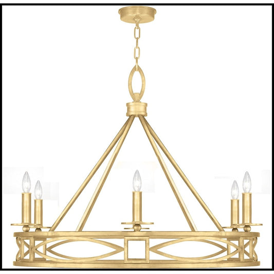Fine Art Handcrafted Lighting Cienfuegos 6 Light 38" Wide Candle Style Chandelier