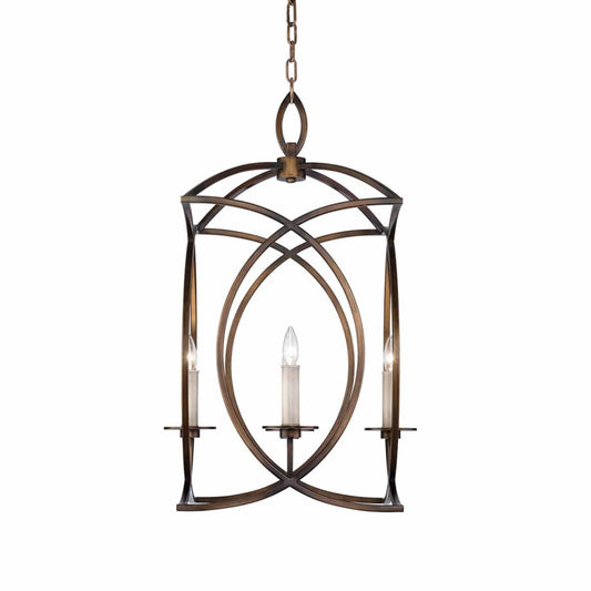 Fine Art Handcrafted Lighting Cienfuegos 4 Light 19-1/2" Wide Taper Candle Pendant