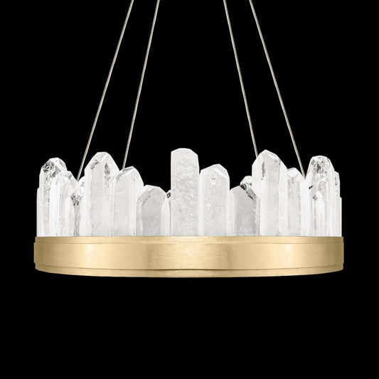Fine Art Handcrafted Lighting Lior 7" High Integrated LED Crystal Chandelier
