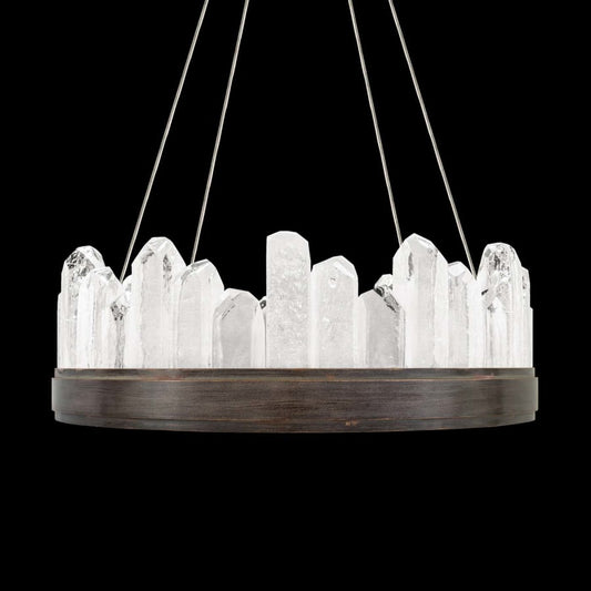 Fine Art Handcrafted Lighting Lior 7" High Integrated LED Crystal Chandelier