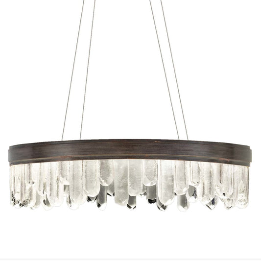 Fine Art Handcrafted Lighting Lior 7" High Integrated LED Crystal Chandelier