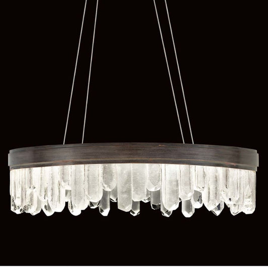 Fine Art Handcrafted Lighting Lior 7" High Integrated LED Crystal Chandelier