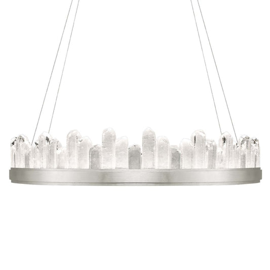 Fine Art Handcrafted Lighting Lior 7" High Integrated LED Crystal Chandelier