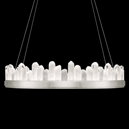 Fine Art Handcrafted Lighting Lior 7" High Integrated LED Crystal Chandelier