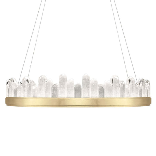Fine Art Handcrafted Lighting Lior 7" High Integrated LED Crystal Chandelier