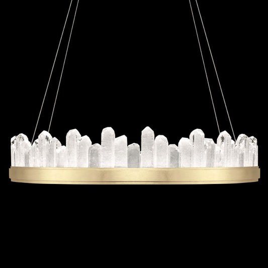Fine Art Handcrafted Lighting Lior 7" High Integrated LED Crystal Chandelier