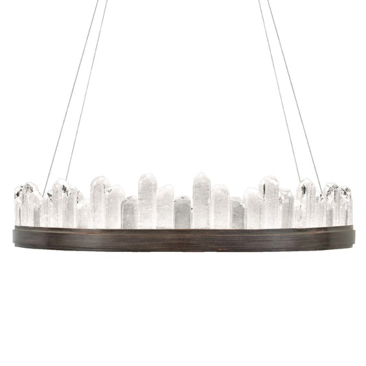 Fine Art Handcrafted Lighting Lior 7" High Integrated LED Crystal Chandelier
