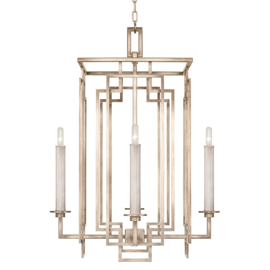 Fine Art Handcrafted Lighting Cienfuegos 4 Light 22" Wide Taper Candle Chandelier