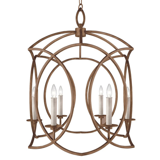 Fine Art Handcrafted Lighting Cienfuegos 6 Light 28-1/2" Wide Taper Candle Chandelier