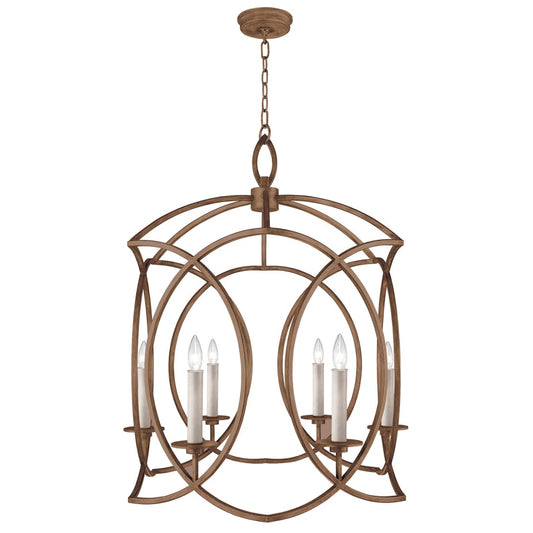 Fine Art Handcrafted Lighting Cienfuegos 6 Light 28-1/2" Wide Taper Candle Chandelier