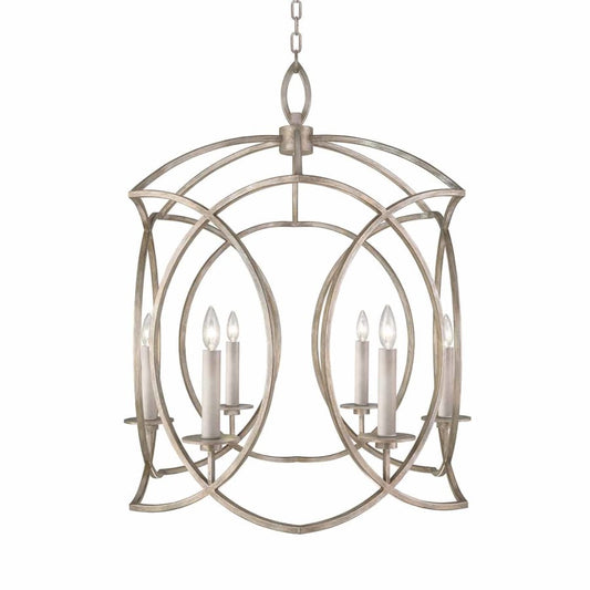 Fine Art Handcrafted Lighting Cienfuegos 6 Light 28-1/2" Wide Taper Candle Chandelier