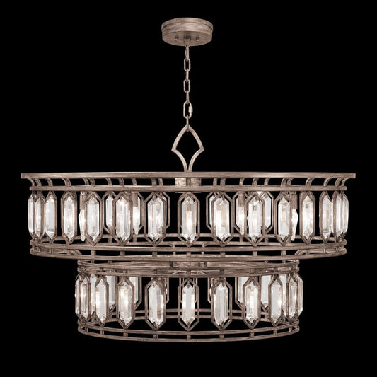 Fine Art Handcrafted Lighting Westminster 20 Light 42" Wide Crystal Drum Chandelier
