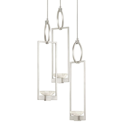 Fine Art Handcrafted Lighting Delphi 3 Light 19" Wide LED Multi Light Pendant