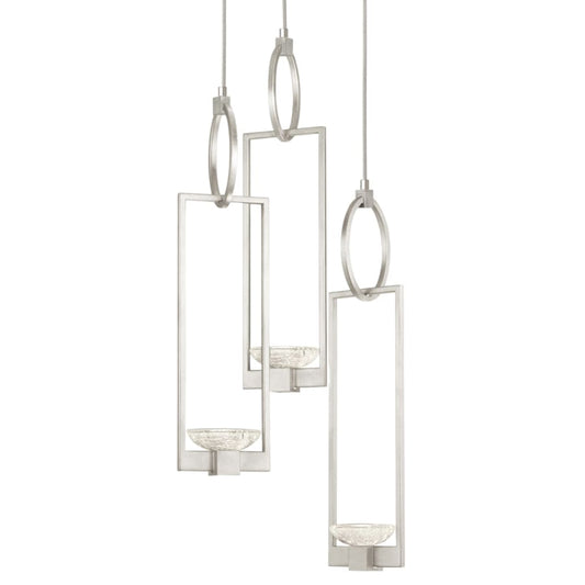 Fine Art Handcrafted Lighting Delphi 3 Light 19" Wide LED Multi Light Pendant