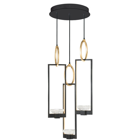 Fine Art Handcrafted Lighting Delphi 3 Light 19" Wide LED Multi Light Pendant