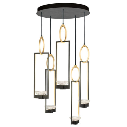 Fine Art Handcrafted Lighting Delphi 27" Wide LED Multi Light Pendant