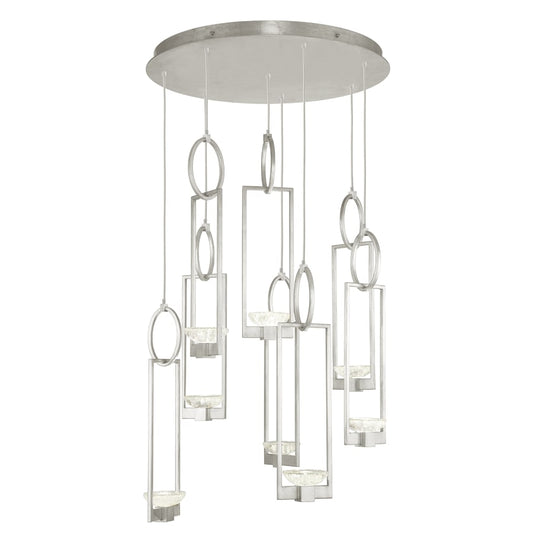 Fine Art Handcrafted Lighting Delphi 8 Light 34" Wide LED Multi Light Pendant