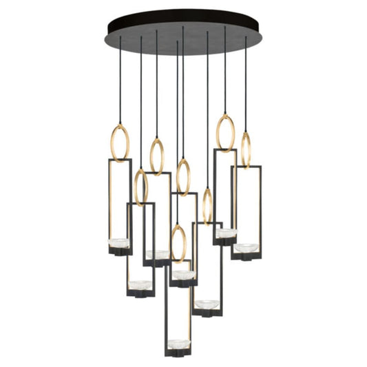 Fine Art Handcrafted Lighting Delphi 8 Light 34" Wide LED Multi Light Pendant