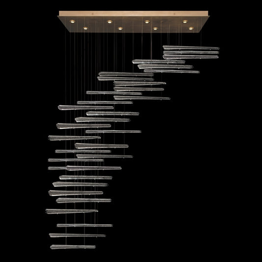 Fine Art Handcrafted Lighting Elevate 8 Light 62" Wide LED Crystal Chandelier