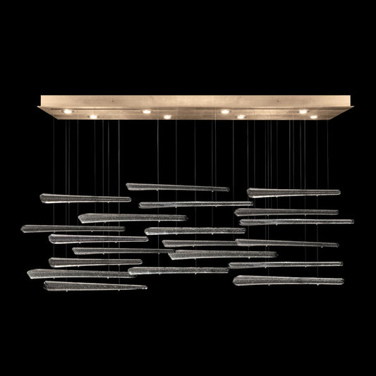 Fine Art Handcrafted Lighting Elevate 8 Light 62" Wide LED Crystal Chandelier