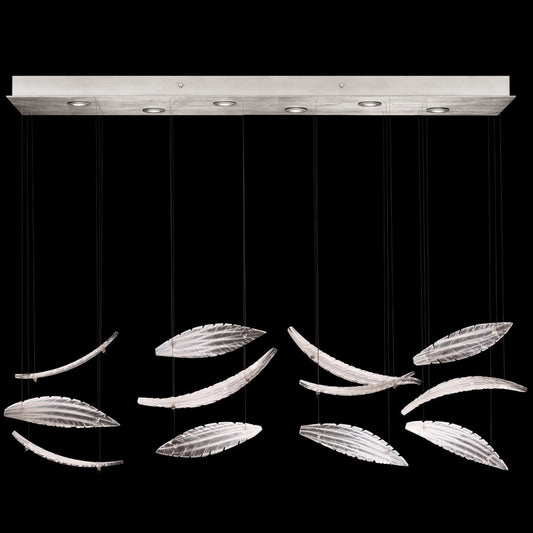 Fine Art Handcrafted Lighting Elevate 6 Light 51" Wide LED Crystal Chandelier