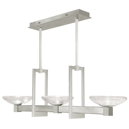 Fine Art Handcrafted Lighting Delphi 3 Light 48" Wide LED Linear Chandelier