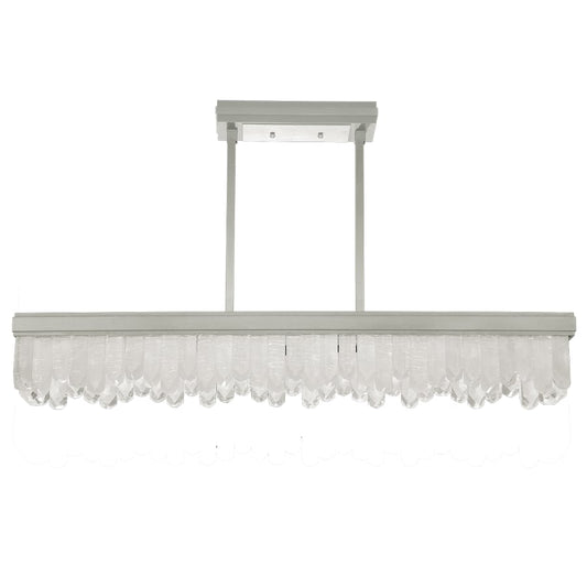 Fine Art Handcrafted Lighting Lior 48" Wide LED Crystal Linear Chandelier