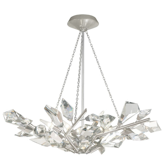 Fine Art Handcrafted Lighting Foret 6 Light 36" Wide Crystal Chandelier