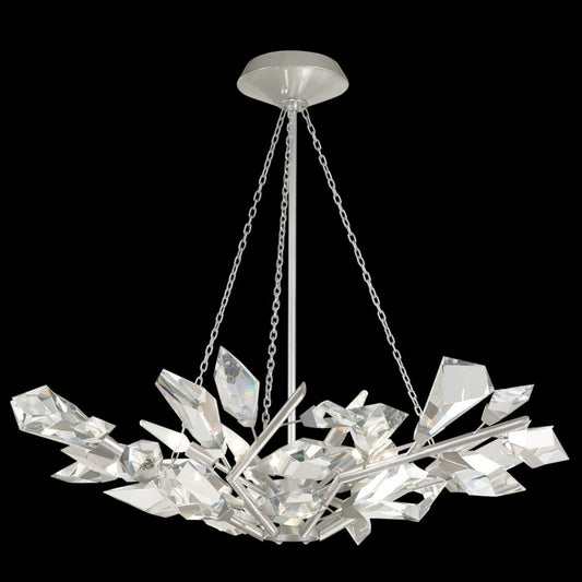 Fine Art Handcrafted Lighting Foret 6 Light 36" Wide Crystal Chandelier