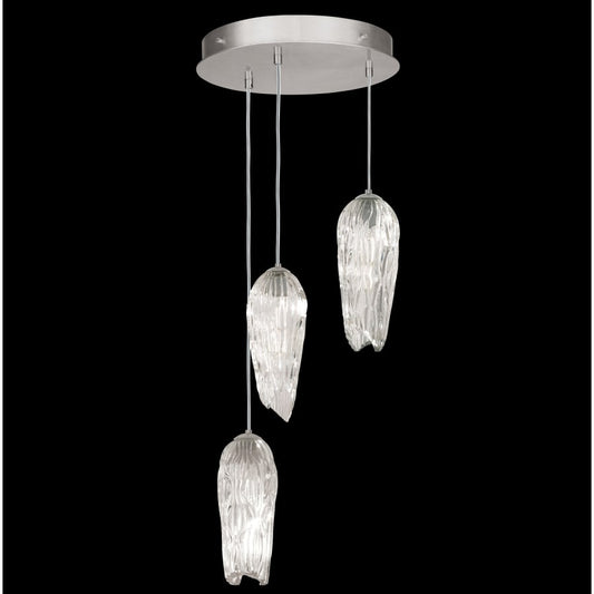 Fine Art Handcrafted Lighting Las Olas 3 Light 18" Wide Multi Light Pendant