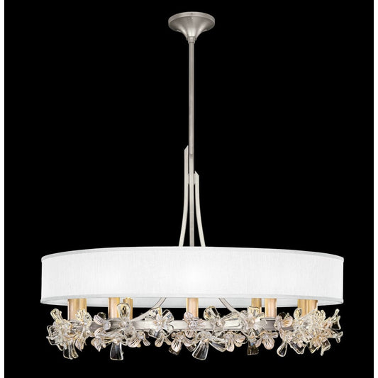 Fine Art Handcrafted Lighting Azu 10 Light 35" Wide Crystal Chandelier