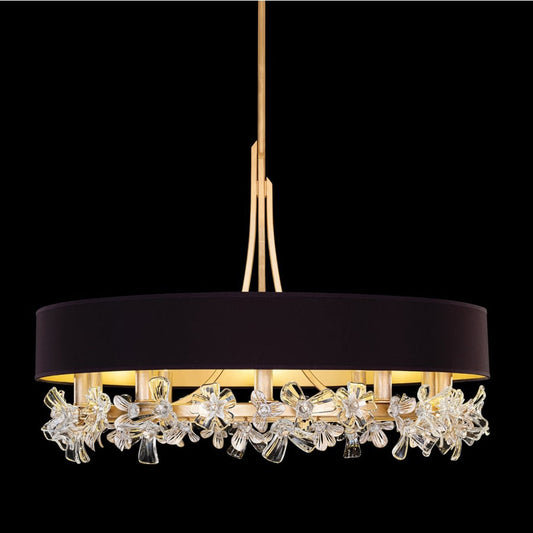 Fine Art Handcrafted Lighting Azu 10 Light 35" Wide Crystal Chandelier