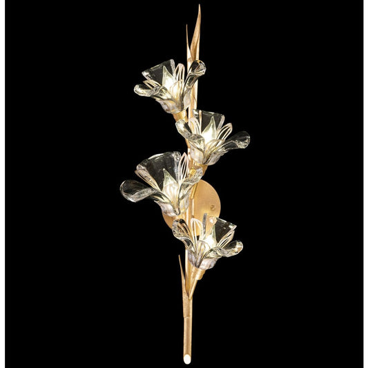 Fine Art Handcrafted Lighting Azu 4 Light 29" Tall Wall Sconce