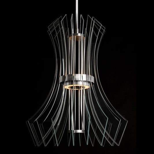 Fine Art Handcrafted Lighting Newton 28" Wide LED Crystal Chandelier