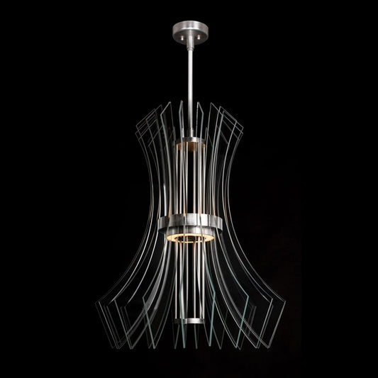 Fine Art Handcrafted Lighting Newton 28" Wide LED Crystal Chandelier