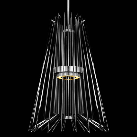 Fine Art Handcrafted Lighting Newton 24" Wide LED Crystal Chandelier