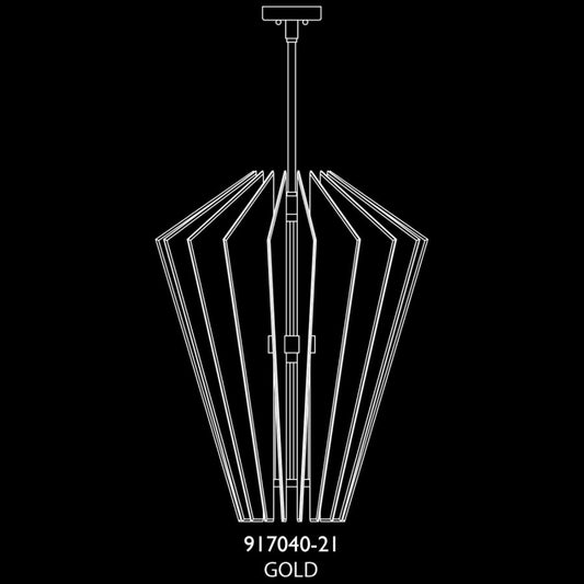 Fine Art Handcrafted Lighting Newton 28" Wide LED Crystal Chandelier