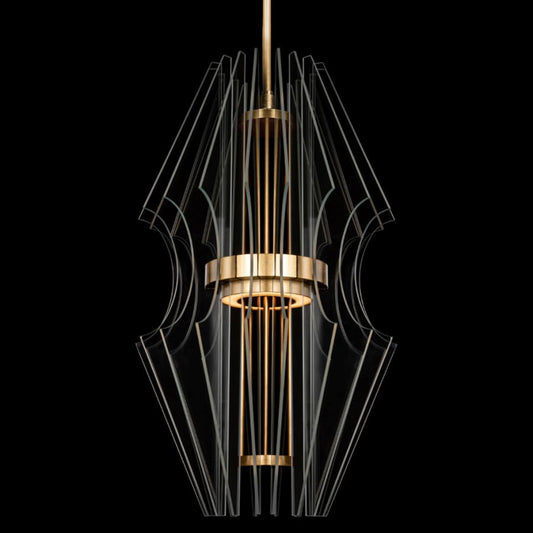 Fine Art Handcrafted Lighting Newton 21" Wide LED Crystal Chandelier