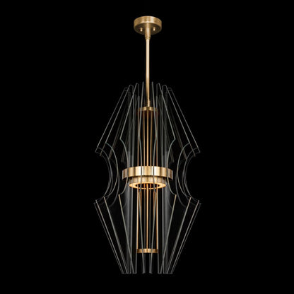 Fine Art Handcrafted Lighting Newton 21" Wide LED Crystal Chandelier