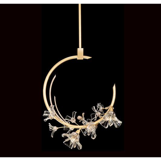 Fine Art Handcrafted Lighting Azu 3 Light 19" Wide Crystal Pendant
