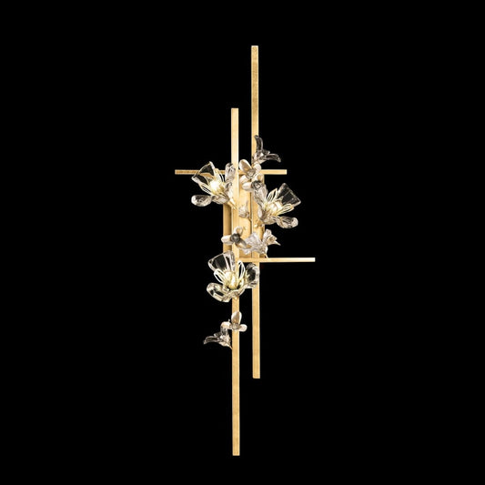 Fine Art Handcrafted Lighting Azu 3 Light 44" Tall Wall Sconce