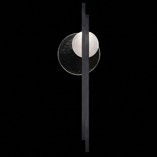 Fine Art Handcrafted Lighting Selene 2 Light 44" Tall LED Wall Sconce with Shade