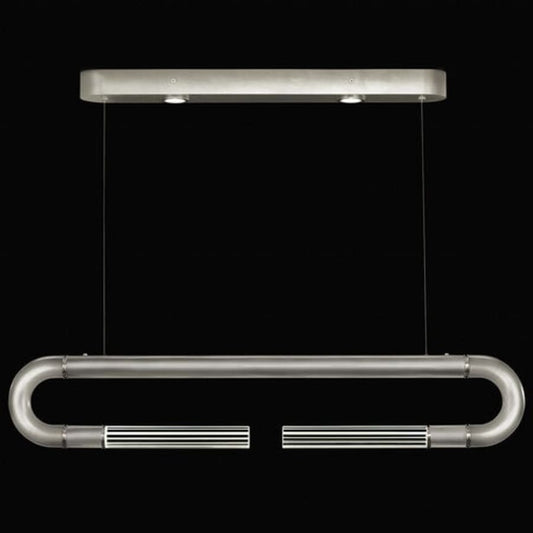Fine Art Handcrafted Lighting Antonia 2 Light 52" Wide LED Crystal Linear Pendant
