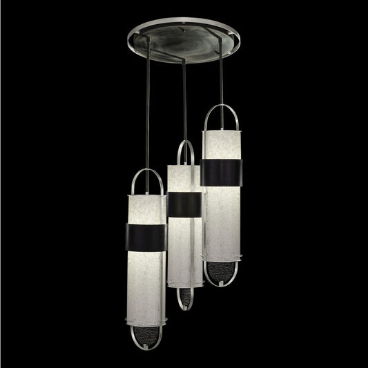 Fine Art Handcrafted Lighting Bond 24" Wide LED Multi Light Pendant