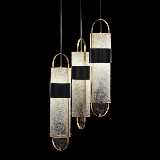 Fine Art Handcrafted Lighting Bond 24" Wide LED Multi Light Pendant